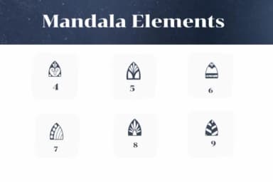 Mandala Elements by Apiwat Type — Dingbats Font — thumbnail 4