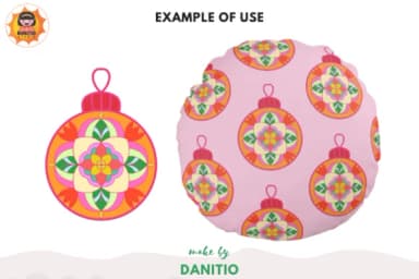 Mandala X'mas Ball by danita.kukkai — Dingbats Font — thumbnail 4