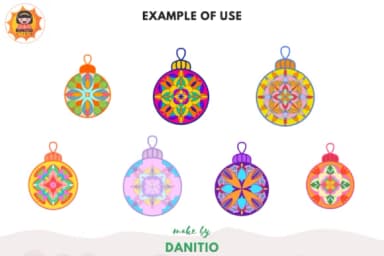 Mandala X'mas Ball by danita.kukkai — Dingbats Font — thumbnail 6