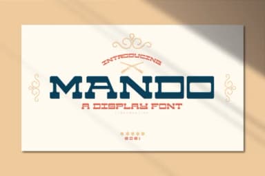 Mando by Line creative — Slab Serif Font — thumbnail 1