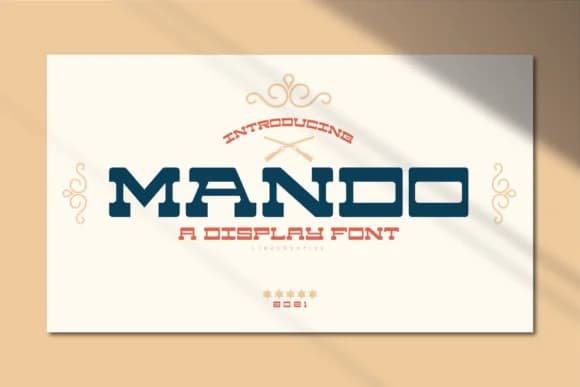 Mando by Line creative — Slab Serif Font