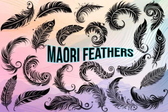 Maori Feathers by MOMAT THIRTYONE — Dingbats Font