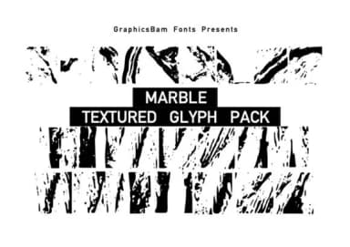 Marble Glyph by GraphicsBam Fonts — Dingbats Font — thumbnail 1