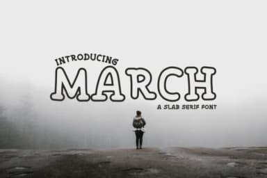 March by SiapGraph — Slab Serif Font — thumbnail 1