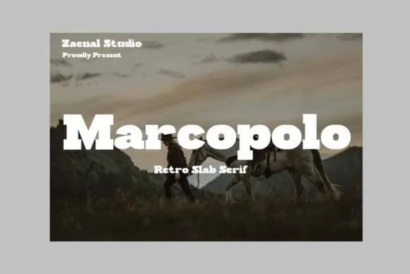 Marcopolo by Zaenal Studio — Slab Serif Font