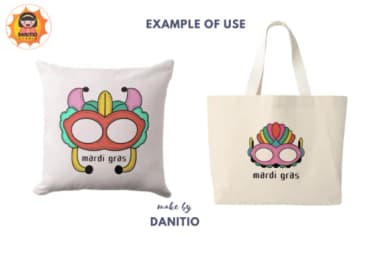 Mardi Gras Doodle by Farming Fruit — Dingbats Font — thumbnail 4