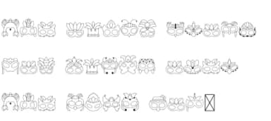 Mardi Gras Doodle by Farming Fruit — Dingbats Font — thumbnail 6