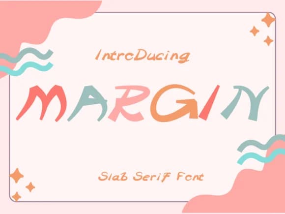 Margin by Pukka De — Slab Serif Font