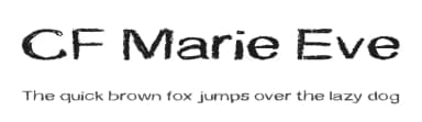 CF Marie Eve by Cloutierfontes — Script Handwritten Font — thumbnail 1