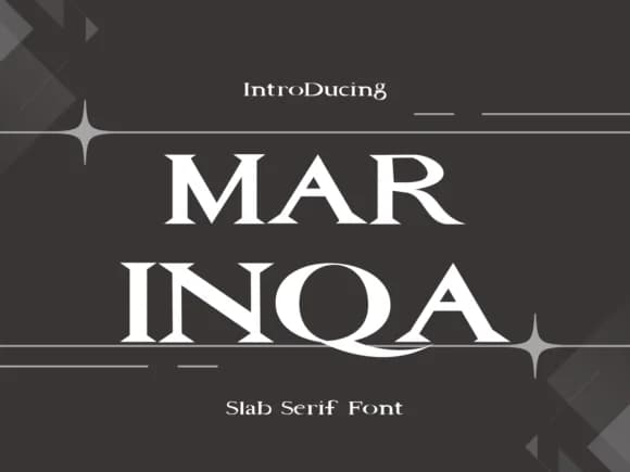 Marinqa by Pukka De — Slab Serif Font
