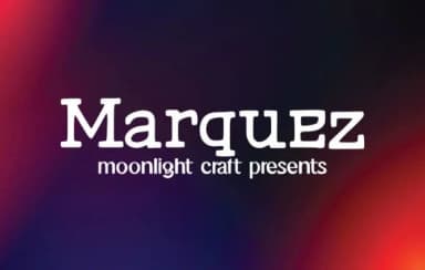 Marquez by moonlight craft — Slab Serif Font — thumbnail 1