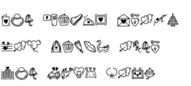 Marriage by YandiDesigns — Dingbats Font — thumbnail 6