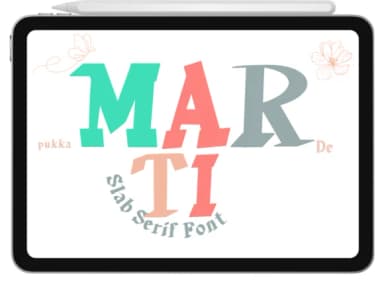Marti by Pukka De — Slab Serif Font — thumbnail 1