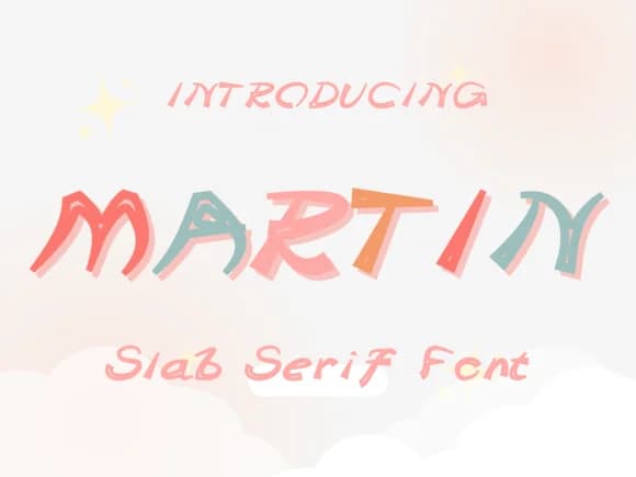 Martin by Pukka De — Slab Serif Font
