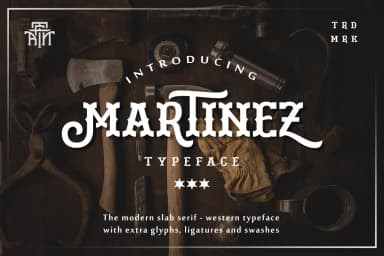 Martinez by Arterfak Project — Slab Serif Font — thumbnail 1