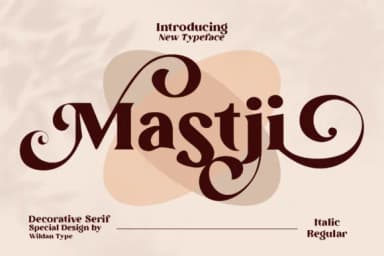 Mastji by Wildan Type — Slab Serif Font — thumbnail 1