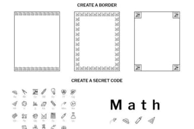 Math Doodle by digitalplannerland — Dingbats Font — thumbnail 6