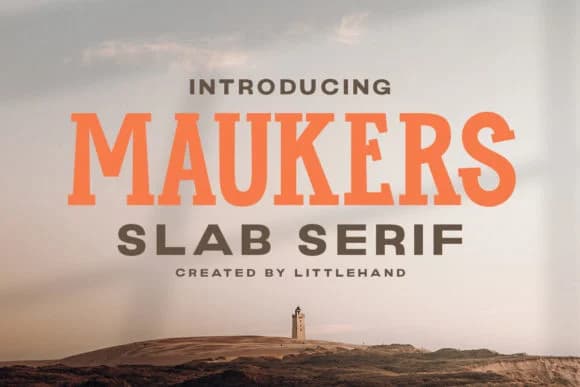 Maukers by letterhend — Slab Serif Font