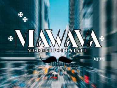 Mawava by Canden Meutuah — Slab Serif Font — thumbnail 1