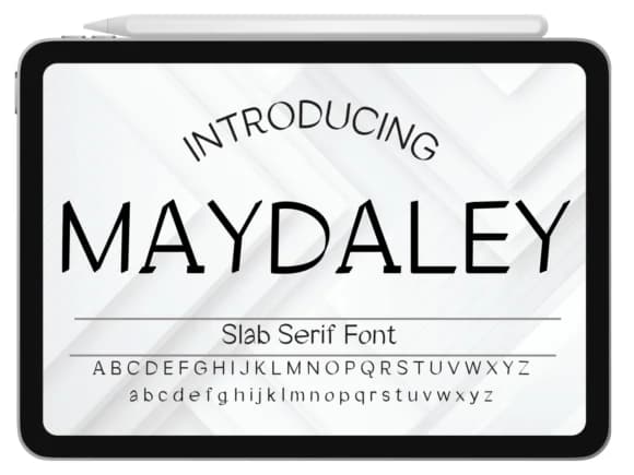 Maydaley by Pukka De — Slab Serif Font