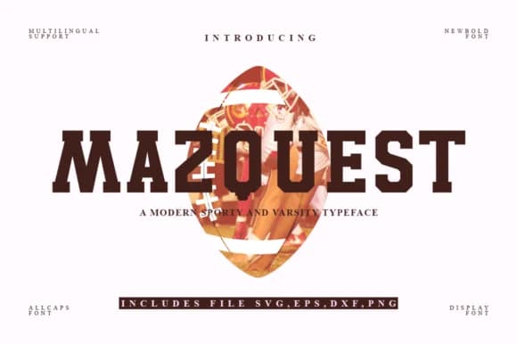 Mazquest by MaxWyner Shop — Slab Serif Font