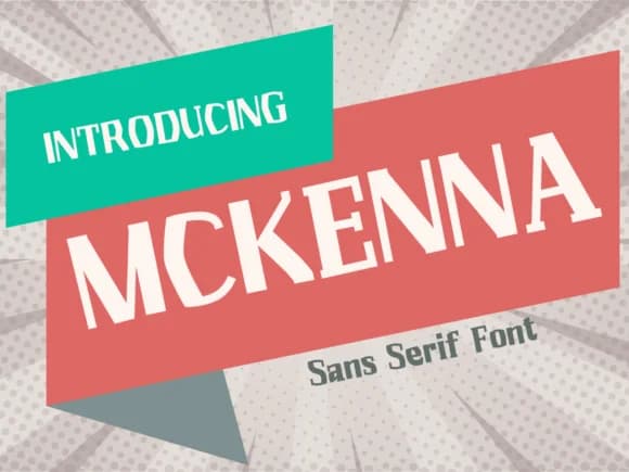 Mckenna by Pukka De — Slab Serif Font
