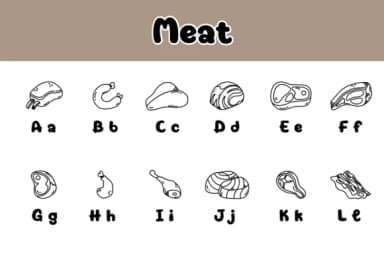 Meat by Chonada — Dingbats Font — thumbnail 2