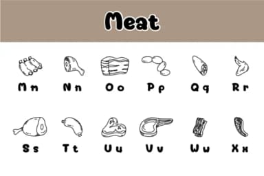 Meat by Chonada — Dingbats Font — thumbnail 3