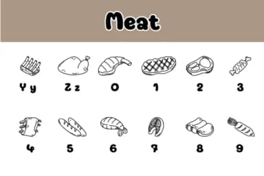 Meat by Chonada — Dingbats Font — thumbnail 4