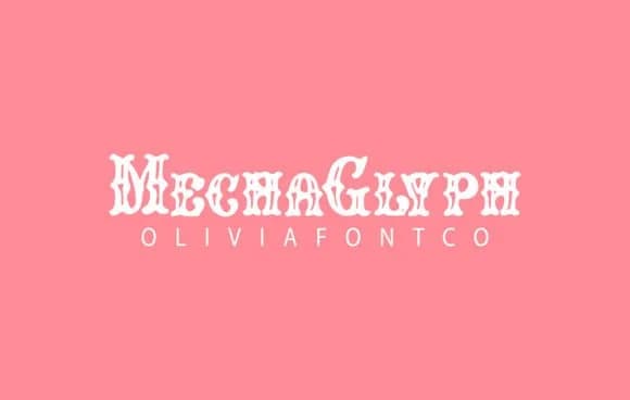 Mechaglyph by OliviaFontCo — Slab Serif Font