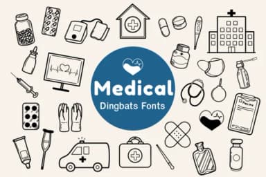 Medical by Nun Sukhwan — Dingbats Font — thumbnail 1
