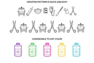 Medical Doodle by digitalplannerland — Dingbats Font — thumbnail 3