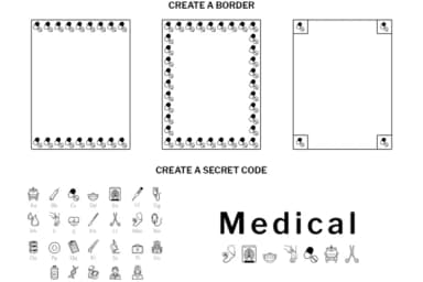 Medical Doodle by digitalplannerland — Dingbats Font — thumbnail 6