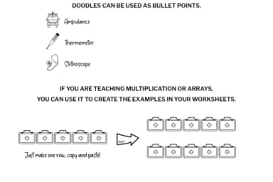 Medical Doodle by digitalplannerland — Dingbats Font — thumbnail 7