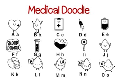 Medical Doodle by Nun Sukhwan — Dingbats Font — thumbnail 2