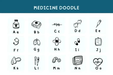 Medicine Doodle by Bee piyanuch — Dingbats Font — thumbnail 5