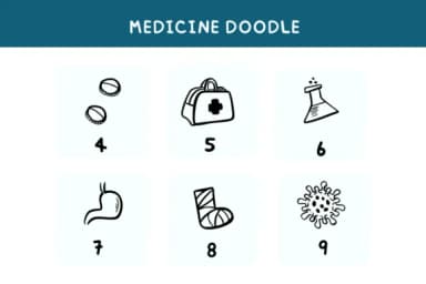 Medicine Doodle by Bee piyanuch — Dingbats Font — thumbnail 7