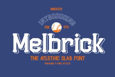Melbrick by pandekastudio — Slab Serif Font — thumbnail 1