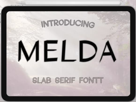 Melda by Pukka De — Slab Serif Font