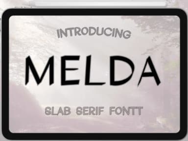 Melda by Pukka De — Slab Serif Font — thumbnail 1