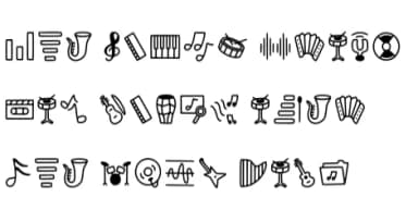 Melody by YandiDesigns — Dingbats Font — thumbnail 6