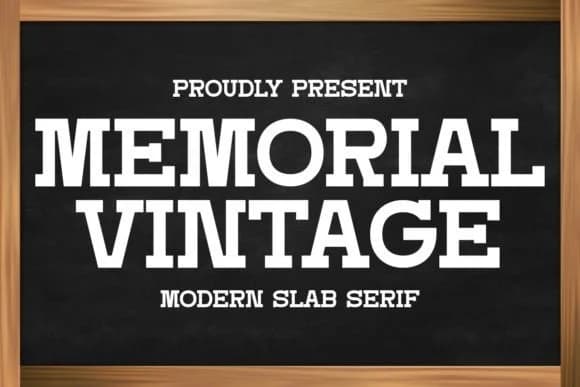 Memorial Vintage by Intype Studio — Slab Serif Font
