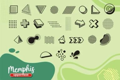 Memphis by onoborgol — Dingbats Font — thumbnail 2