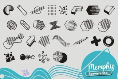 Memphis by onoborgol — Dingbats Font — thumbnail 3