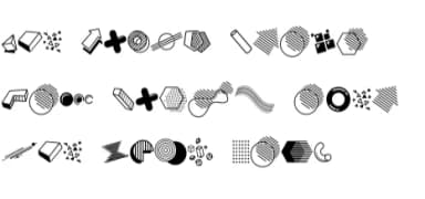 Memphis by onoborgol — Dingbats Font — thumbnail 7