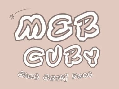 Mercury by Pukka De — Slab Serif Font — thumbnail 1