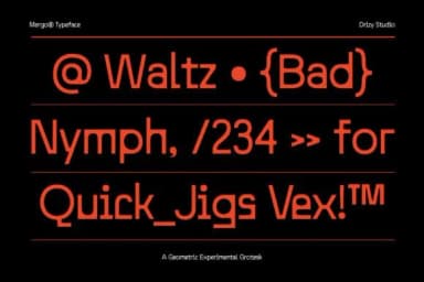 Mergo by Drizy Studio — Slab Serif Font — thumbnail 2