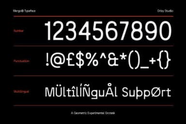 Mergo by Drizy Studio — Slab Serif Font — thumbnail 6