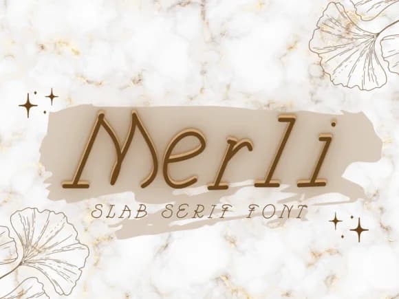 Merli by Pukka De — Slab Serif Font