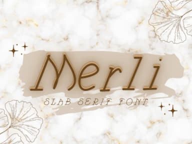 Merli by Pukka De — Slab Serif Font — thumbnail 1